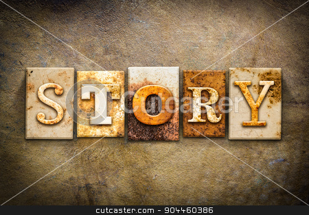 To use this stock image in your creative project, please select the size you need over to the right and click the "Add to Cart" button.
Your downloaded image will come with the Cutcaster watermark removed so don’t worry about the watermark you see on this page. Story Concept Letterpress Leather Theme stock photo, The word