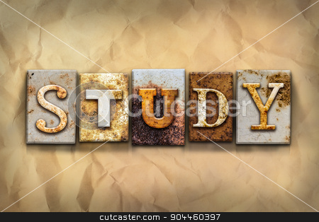 To use this stock image in your creative project, please select the size you need over to the right and click the "Add to Cart" button.
Your downloaded image will come with the Cutcaster watermark removed so don’t worry about the watermark you see on this page. Study Concept Rusted Metal Type stock photo, The word