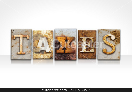 To use this stock image in your creative project, please select the size you need over to the right and click the "Add to Cart" button.
Your downloaded image will come with the Cutcaster watermark removed so don’t worry about the watermark you see on this page. Taxes Letterpress Concept Isolated on White stock photo, The word