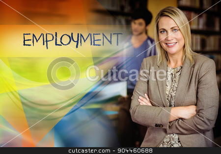 To use this stock image in your creative project, please select the size you need over to the right and click the "Add to Cart" button.
Your downloaded image will come with the Cutcaster watermark removed so don’t worry about the watermark you see on this page. Employment against professor looking at camera with arms folded stock photo, The word employment against professor looking at camera with arms folded by Wavebreak Media