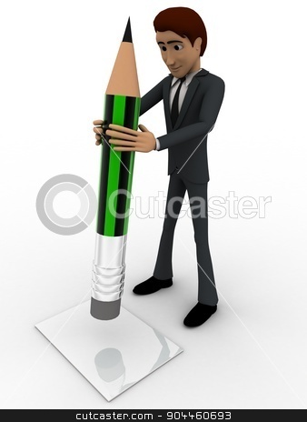 To use this stock image in your creative project, please select the size you need over to the right and click the "Add to Cart" button.
Your downloaded image will come with the Cutcaster watermark removed so don’t worry about the watermark you see on this page. 3d man holding green pencil concept stock photo, 3d man holding green pencil concept on white background, side angle view by 3dlabs