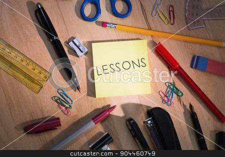 To use this stock image in your creative project, please select the size you need over to the right and click the "Add to Cart" button.
Your downloaded image will come with the Cutcaster watermark removed so don’t worry about the watermark you see on this page. Lessons against students table with school supplies stock photo, The word lessons against students table with school supplies by Wavebreak Media