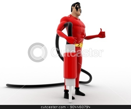 To use this stock image in your creative project, please select the size you need over to the right and click the "Add to Cart" button.
Your downloaded image will come with the Cutcaster watermark removed so don’t worry about the watermark you see on this page. 3d superhero with plug pin concept stock photo, 3d superhero with plug pin concept on white background, side angle view by 3dlabs