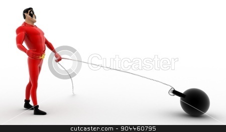 To use this stock image in your creative project, please select the size you need over to the right and click the "Add to Cart" button.
Your downloaded image will come with the Cutcaster watermark removed so don’t worry about the watermark you see on this page. 3d superhero pull weight concepts stock photo, 3d superhero pull weight concepts on white background, front angle view by 3dlabs