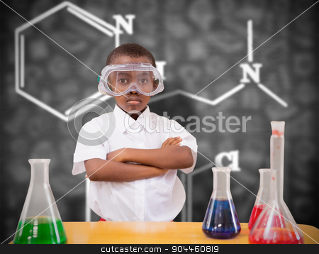 To use this stock image in your creative project, please select the size you need over to the right and click the "Add to Cart" button.
Your downloaded image will come with the Cutcaster watermark removed so don’t worry about the watermark you see on this page. Composite image of pupil conducting science experiment stock photo, Pupil conducting science experiment against black background by Wavebreak Media