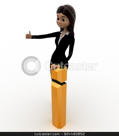 To use this stock image in your creative project, please select the size you need over to the right and click the "Add to Cart" button.
Your downloaded image will come with the Cutcaster watermark removed so don’t worry about the watermark you see on this page. 3d woman with golden exclamation mark concept stock photo, 3d woman with golden exclamation mark concept on white background, front angle view by 3dlabs