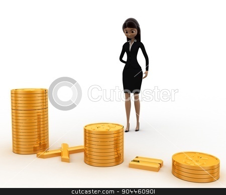 To use this stock image in your creative project, please select the size you need over to the right and click the "Add to Cart" button.
Your downloaded image will come with the Cutcaster watermark removed so don’t worry about the watermark you see on this page. 3d woman with pile of coins concept stock photo, 3d woman with pile of coins concept on white background, front angle view by 3dlabs