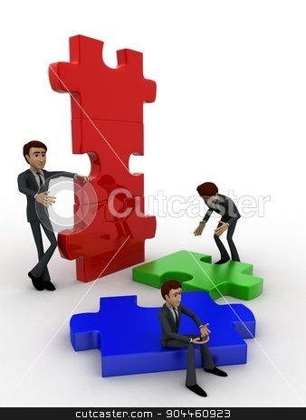 To use this stock image in your creative project, please select the size you need over to the right and click the "Add to Cart" button.
Your downloaded image will come with the Cutcaster watermark removed so don’t worry about the watermark you see on this page. 3d man build puzzle builing concept stock photo, 3d man build puzzle builing concept on white background, side angle view by 3dlabs