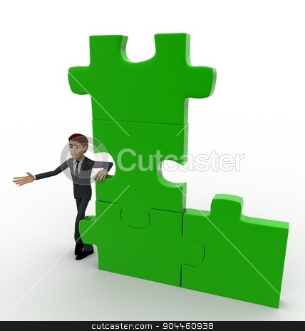 To use this stock image in your creative project, please select the size you need over to the right and click the "Add to Cart" button.
Your downloaded image will come with the Cutcaster watermark removed so don’t worry about the watermark you see on this page. 3d man with green puzzle concept stock photo, 3d man with green puzzle concept on white background, side top angle view by 3dlabs