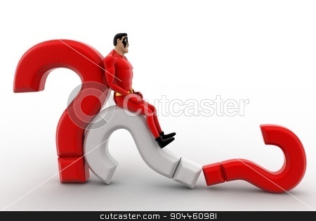 To use this stock image in your creative project, please select the size you need over to the right and click the "Add to Cart" button.
Your downloaded image will come with the Cutcaster watermark removed so don’t worry about the watermark you see on this page. 3d superhero falling from question mark concept stock photo, 3d superhero falling from question mark concept on white background, front angle view by 3dlabs