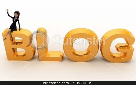 To use this stock image in your creative project, please select the size you need over to the right and click the "Add to Cart" button.
Your downloaded image will come with the Cutcaster watermark removed so don’t worry about the watermark you see on this page. 3d woman sitting on blog text concepts stock photo, 3d woman sitting on blog text concepts on white background, front angle view by 3dlabs