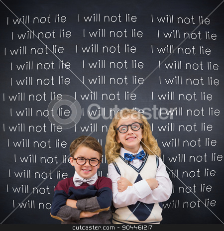 To use this stock image in your creative project, please select the size you need over to the right and click the "Add to Cart" button.
Your downloaded image will come with the Cutcaster watermark removed so don’t worry about the watermark you see on this page. Composite image of cute pupils looking at camera stock photo, Cute pupils looking at camera against black background by Wavebreak Media