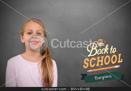 To use this stock image in your creative project, please select the size you need over to the right and click the "Add to Cart" button.
Your downloaded image will come with the Cutcaster watermark removed so don’t worry about the watermark you see on this page. Composite image of cute pupil with chalkboard stock photo, Cute pupil with chalkboard against back to school by Wavebreak Media