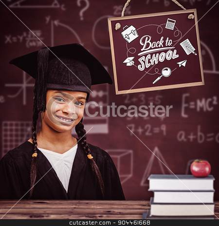 To use this stock image in your creative project, please select the size you need over to the right and click the "Add to Cart" button.
Your downloaded image will come with the Cutcaster watermark removed so don’t worry about the watermark you see on this page. Composite image of cute pupil graduating stock photo, Cute pupil graduating against wooden planks background by Wavebreak Media