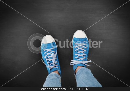 To use this stock image in your creative project, please select the size you need over to the right and click the "Add to Cart" button.
Your downloaded image will come with the Cutcaster watermark removed so don’t worry about the watermark you see on this page. Composite image of casual shoes stock photo, Casual shoes against black background by Wavebreak Media