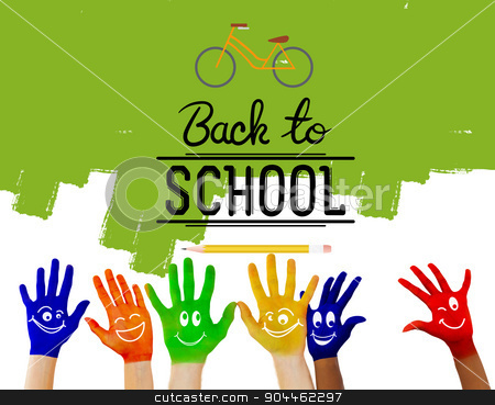 To use this stock image in your creative project, please select the size you need over to the right and click the "Add to Cart" button.
Your downloaded image will come with the Cutcaster watermark removed so don’t worry about the watermark you see on this page. Composite image of hands with colourful smiley faces stock photo, Hands with colourful smiley faces against green vignette by Wavebreak Media