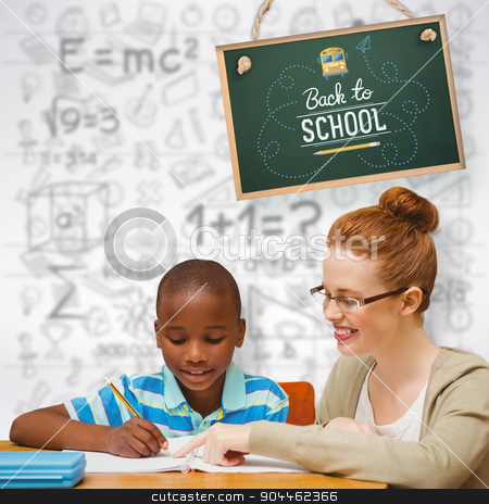 To use this stock image in your creative project, please select the size you need over to the right and click the "Add to Cart" button.
Your downloaded image will come with the Cutcaster watermark removed so don’t worry about the watermark you see on this page. Composite image of happy pupil and teacher stock photo, Happy pupil and teacher against grey background by Wavebreak Media