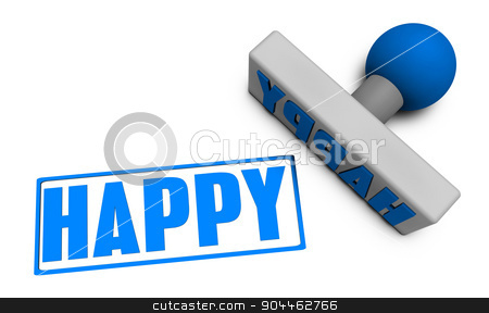 To use this stock image in your creative project, please select the size you need over to the right and click the "Add to Cart" button.
Your downloaded image will come with the Cutcaster watermark removed so don’t worry about the watermark you see on this page. Happy Stamp stock photo, Happy Stamp or Chop on Paper Concept in 3d by Kheng Ho Toh