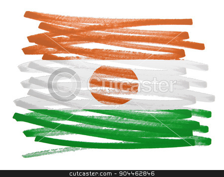 To use this stock image in your creative project, please select the size you need over to the right and click the "Add to Cart" button.
Your downloaded image will come with the Cutcaster watermark removed so don’t worry about the watermark you see on this page. Flag illustration - Niger stock photo, Flag illustration made with pen - Niger by michaklootwijk