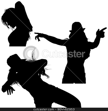 To use this stock image in your creative project, please select the size you need over to the right and click the "Add to Cart" button.
Your downloaded image will come with the Cutcaster watermark removed so don’t worry about the watermark you see on this page. Girl Silhouette Set stock photo, Girl Silhouette Set - Black Illustrations by derocz
