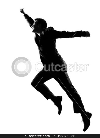 To use this stock image in your creative project, please select the size you need over to the right and click the "Add to Cart" button.
Your downloaded image will come with the Cutcaster watermark removed so don’t worry about the watermark you see on this page. silhouette man winner stock photo, silhouette business man expressing winning behavior full length on studio isolated white background by Ishadow
