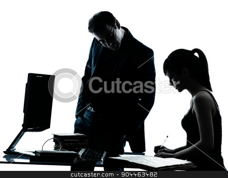 To use this stock image in your creative project, please select the size you need over to the right and click the "Add to Cart" button.
Your downloaded image will come with the Cutcaster watermark removed so don’t worry about the watermark you see on this page. man father teacher student girl teenager homework silhouette stock photo, one man father professor and student teenager girl helping for homework in silhouette indoors isolated on white background by Ishadow