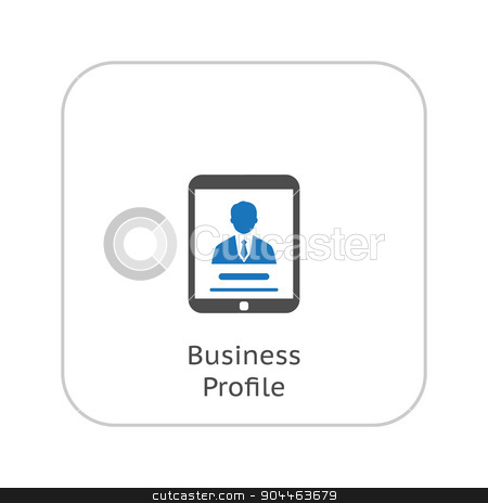 To use this stock image in your creative project, please select the size you need over to the right and click the "Add to Cart" button.
Your downloaded image will come with the Cutcaster watermark removed so don’t worry about the watermark you see on this page. Business Profile Icon. Business Concept. Flat Design. stock vector clipart, Business Profile Icon. Business Concept. Flat Design. Isolated Illustration. by Vadym Nechyporenko