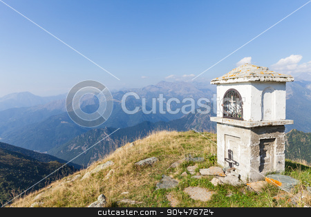 To use this stock image in your creative project, please select the size you need over to the right and click the "Add to Cart" button.
Your downloaded image will come with the Cutcaster watermark removed so don’t worry about the watermark you see on this page. Christian chapel stock photo, Christian chapel during a sunny day on Italian Alps - faith concept by Paolo Gallo