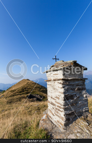 To use this stock image in your creative project, please select the size you need over to the right and click the "Add to Cart" button.
Your downloaded image will come with the Cutcaster watermark removed so don’t worry about the watermark you see on this page. Christian chapel stock photo, Christian chapel during a sunny day on Italian Alps - faith concept by Paolo Gallo