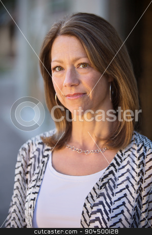 To use this stock image in your creative project, please select the size you need over to the right and click the "Add to Cart" button.
Your downloaded image will come with the Cutcaster watermark removed so don’t worry about the watermark you see on this page. Serious Woman Standing stock photo, Serious beautiful single Caucasian woman standing outdoors by Scott Griessel