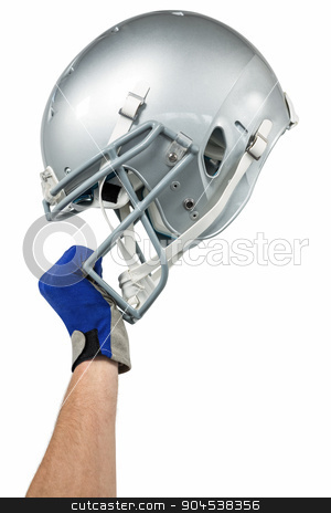 To use this stock image in your creative project, please select the size you need over to the right and click the "Add to Cart" button.
Your downloaded image will come with the Cutcaster watermark removed so don’t worry about the watermark you see on this page. Cropped image of American football player handing his helmet stock photo, Cropped image of American football player handing his helmet on a white background by Wavebreak Media