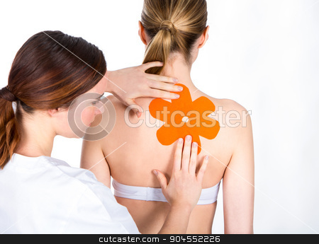 To use this stock image in your creative project, please select the size you need over to the right and click the "Add to Cart" button.
Your downloaded image will come with the Cutcaster watermark removed so don’t worry about the watermark you see on this page. doctor gets tapes on patient back stock photo, doctor gets tapes on patient back by Flareimage