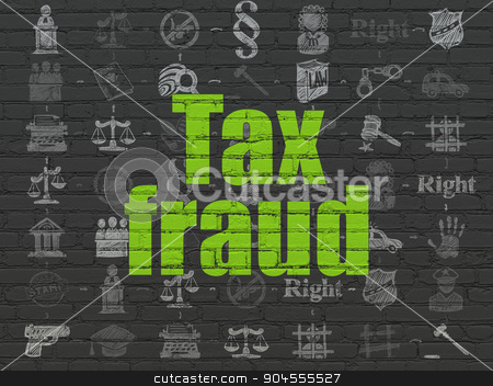 To use this stock image in your creative project, please select the size you need over to the right and click the "Add to Cart" button.
Your downloaded image will come with the Cutcaster watermark removed so don’t worry about the watermark you see on this page. Law concept: Tax Fraud on wall background stock photo, Law concept: Painted green text Tax Fraud on Black Brick wall background with Scheme Of Hand Drawn Law Icons by mkabakov