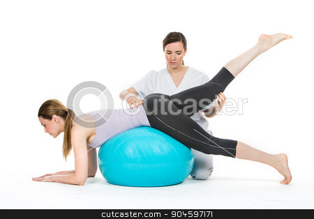 To use this stock image in your creative project, please select the size you need over to the right and click the "Add to Cart" button.
Your downloaded image will come with the Cutcaster watermark removed so don’t worry about the watermark you see on this page. doctor with medical ball and woman patient stock photo, doctor with medical ball and woman patient by Flareimage