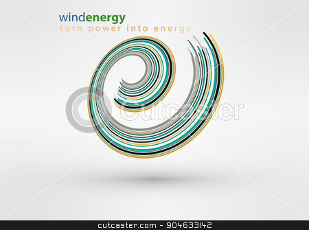 windmill creative colorful abstract vector logo design template