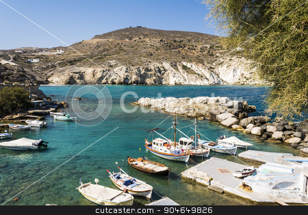 To use this stock image in your creative project, please select the size you need over to the right and click the "Add to Cart" button.
Your downloaded image will come with the Cutcaster watermark removed so don’t worry about the watermark you see on this page. Mandrakia traditional Greek village stock photo, Mandrakia traditional Greek village with sirmate - fish boats and a dog at Milos island, Greece. by ANTONIOS KARVELAS