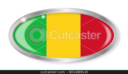 To use this stock image in your creative project, please select the size you need over to the right and click the "Add to Cart" button.
Your downloaded image will come with the Cutcaster watermark removed so don’t worry about the watermark you see on this page. Mali Flag Oval Button stock vector clipart, Oval silver button with the Mali flag isolated on a white background by Kotto