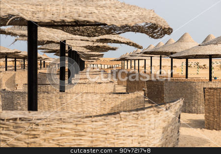 To use this stock image in your creative project, please select the size you need over to the right and click the "Add to Cart" button.
Your downloaded image will come with the Cutcaster watermark removed so don’t worry about the watermark you see on this page. Parasols stock photo, In the picture a group of beach parasols in Egypt by Robertobinetti70