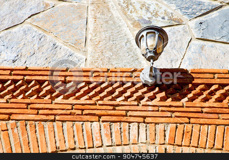 To use this stock image in your creative project, please select the size you need over to the right and click the "Add to Cart" button.
Your downloaded image will come with the Cutcaster watermark removed so don’t worry about the watermark you see on this page. rocks stone and red street lamp stock photo, rocks stone and red orange gneiss in the wall of morocco by mason luca