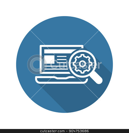 To use this stock image in your creative project, please select the size you need over to the right and click the "Add to Cart" button.
Your downloaded image will come with the Cutcaster watermark removed so don’t worry about the watermark you see on this page. Search Optimization Icon. Flat Design. stock vector clipart, Search Optimization Icon. Flat Design. Isolated Illustration. by Vadym Nechyporenko