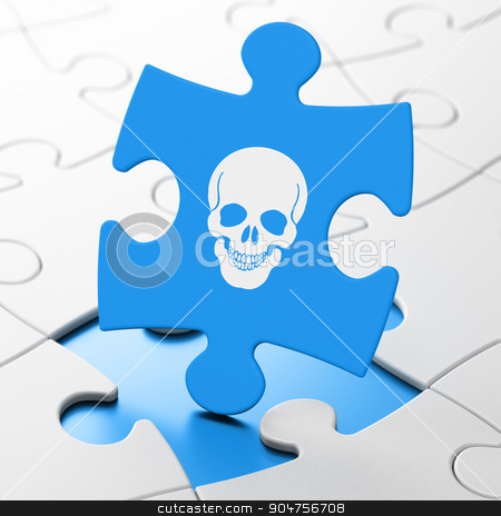 To use this stock image in your creative project, please select the size you need over to the right and click the "Add to Cart" button.
Your downloaded image will come with the Cutcaster watermark removed so don’t worry about the watermark you see on this page. Healthcare concept: Scull on puzzle background stock photo, Healthcare concept: Scull on Blue puzzle pieces background, 3d render by mkabakov