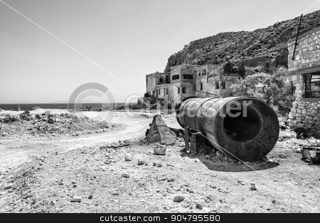 To use this stock image in your creative project, please select the size you need over to the right and click the "Add to Cart" button.
Your downloaded image will come with the Cutcaster watermark removed so don’t worry about the watermark you see on this page. Beach near abandoned sulphur mines, Milos island, Cyclades, Greece stock photo, Beach near abandoned sulphur mines at Milos island, Cyclades, Greece by ANTONIOS KARVELAS