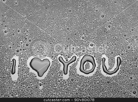 To use this stock image in your creative project, please select the size you need over to the right and click the "Add to Cart" button.
Your downloaded image will come with the Cutcaster watermark removed so don’t worry about the watermark you see on this page. Inscription I love you written on a black background with water stock photo, Inscription I love you written on a black background with water by alekleks