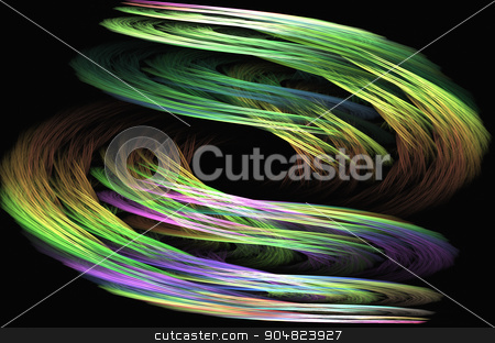 To use this stock image in your creative project, please select the size you need over to the right and click the "Add to Cart" button.
Your downloaded image will come with the Cutcaster watermark removed so don’t worry about the watermark you see on this page. Abstract image : fractal vortex. stock photo, Fractal image on a black background are rendered colored line in the of a whirlwind. by Georgina198