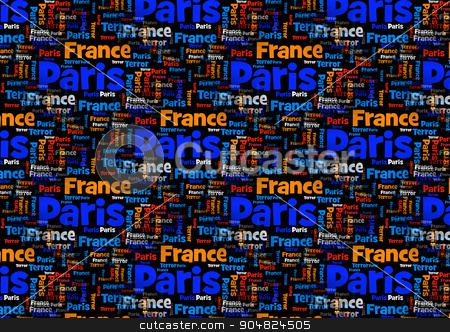 To use this stock image in your creative project, please select the size you need over to the right and click the "Add to Cart" button.
Your downloaded image will come with the Cutcaster watermark removed so don’t worry about the watermark you see on this page. Paris France Terror stock photo, Wordcloud with the words Paris France Terror on black background. by Henrik Lehnerer