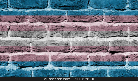 To use this stock image in your creative project, please select the size you need over to the right and click the "Add to Cart" button.
Your downloaded image will come with the Cutcaster watermark removed so don’t worry about the watermark you see on this page. Brick wall texture stock photo, Very old dark red brick wall texture, flag of Trans Pride by michaklootwijk