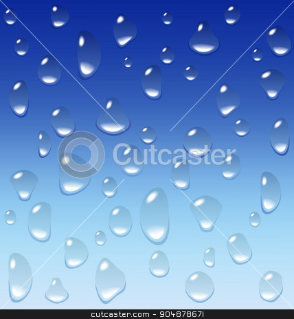To use this stock image in your creative project, please select the size you need over to the right and click the "Add to Cart" button.
Your downloaded image will come with the Cutcaster watermark removed so don’t worry about the watermark you see on this page. Water drops on blue stock vector clipart, Water drops on blue background by Makkuro_GL