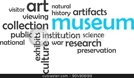 To use this stock image in your creative project, please select the size you need over to the right and click the "Add to Cart" button.
Your downloaded image will come with the Cutcaster watermark removed so don’t worry about the watermark you see on this page. word cloud - museum stock vector clipart, A word cloud of museum related items by Amir Zukanovic