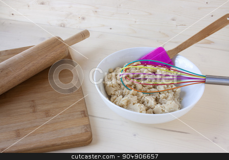 To use this stock image in your creative project, please select the size you need over to the right and click the "Add to Cart" button.
Your downloaded image will come with the Cutcaster watermark removed so don’t worry about the watermark you see on this page. Sugar Cookie Dough stock photo, Sugar cookie dough being prepared for baking. by AntoniaLorenzo
