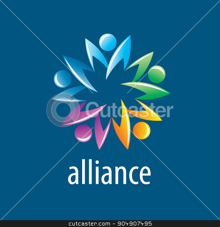 To use this stock image in your creative project, please select the size you need over to the right and click the "Add to Cart" button.
Your downloaded image will come with the Cutcaster watermark removed so don’t worry about the watermark you see on this page. Human Alliance logo stock vector clipart, Abstract vector logo union of people in the form of stars by Aleksey Butenkov